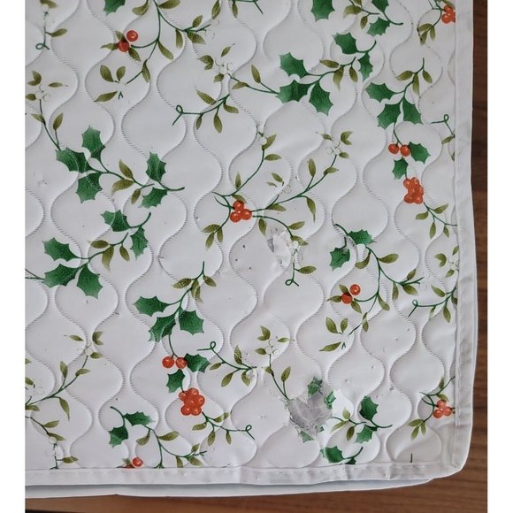 VTG Christmas Ornament Zip Storage Bags Christmas Holly Holiday Lillian Vernon - Picture 7 of 16